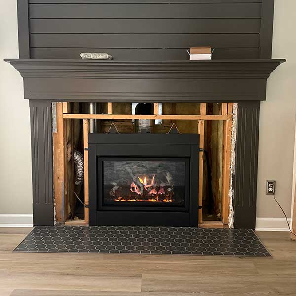 Gas Fireplace Install