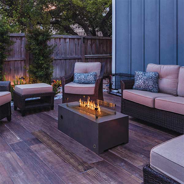 Linear Gas Fire Pit