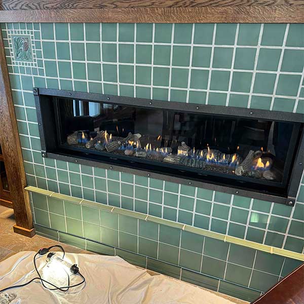 Linear Installed With Facade