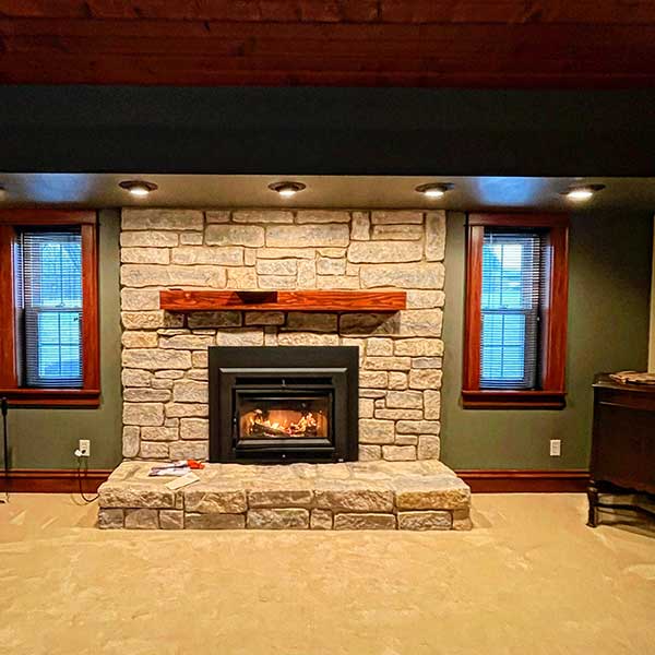 Stove Insert Install